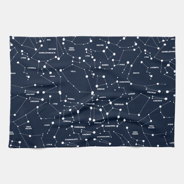 Toalla de cocina de Star Constellations (Horizontal)