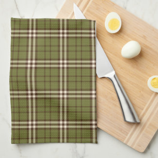 Toalla de cocina de Tartán verde