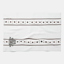 toalla de cocina de taza Relájate flores blancas f