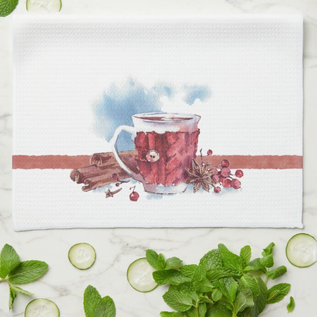 Toalla de cocina de té picada (Doblado)