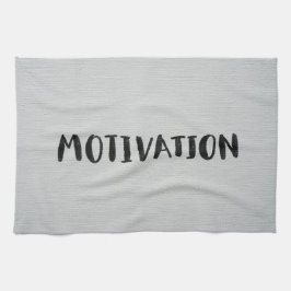 Toalla de cocina de texto negro