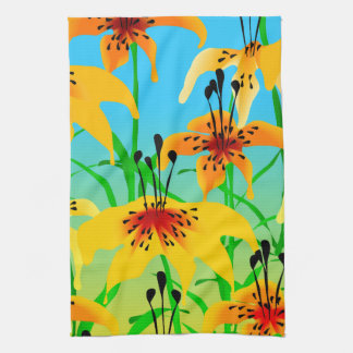Toalla de cocina de Tiger Lilies
