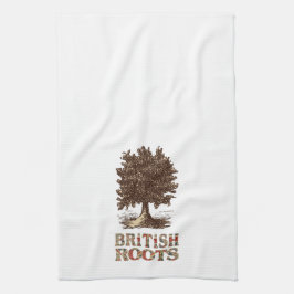 Toalla de cocina de toalla de té de árbol familiar