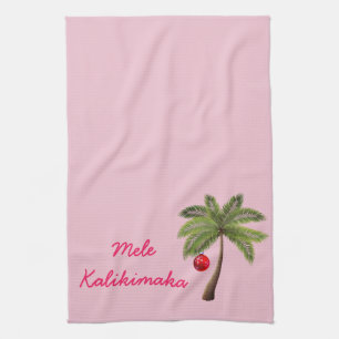 Toalla de cocina de vacaciones-Mele Kalikimaka