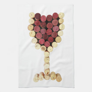 Toalla de Cocina de Vino de Cork