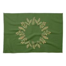 Toalla de cocina de "Wreath of Wheat"