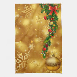 Toalla de cocina decoración de adorno de Navidad d