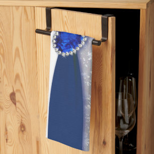 Toalla de cocina del aniversario de boda del