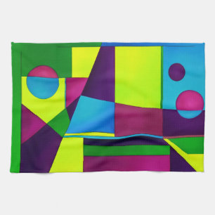 Toalla de cocina del arte abstracto