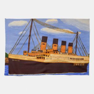 Toalla de cocina del barco Titanic