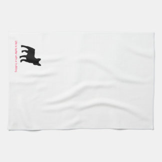 Toalla de cocina del bulldog francés 16" x 24"