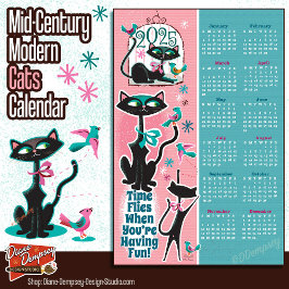 Toalla de cocina del calendario de gatos de mediad