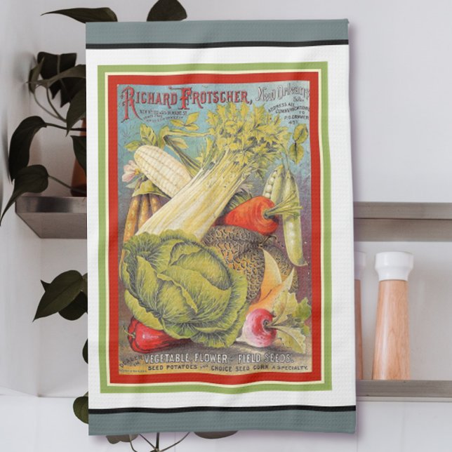 Toalla de cocina del catálogo de semillas de época (Subido por el creador)