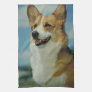 Toalla de cocina del Corgi Galés