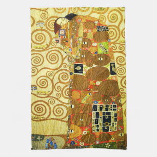 Toalla de cocina del cumplimiento de Gustavo Klimt