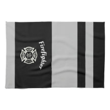 Toalla de      cocina del departamento de bomberos