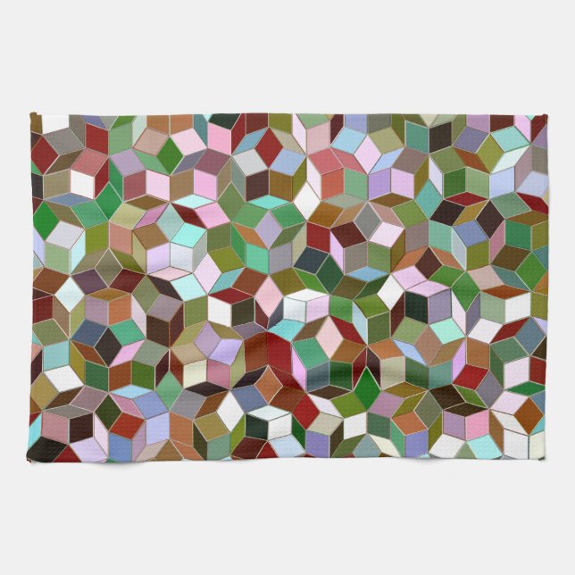 Toalla de cocina del embaldosado de Penrose, (Horizontal)