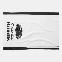 Toalla de cocina del humor de la torta de Bundt