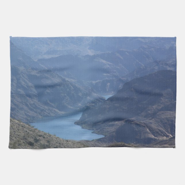 Toalla de cocina del lago Meade (Horizontal)