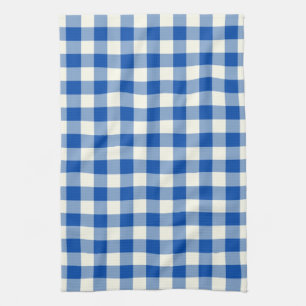 Toalla de cocina del modelo de la guinga en azul