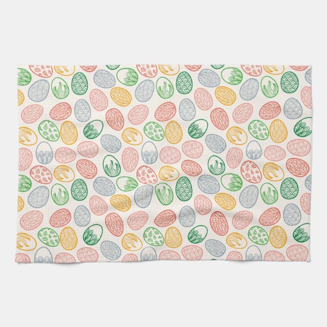 Toalla de cocina del modelo el | de los huevos de (Horizontal)