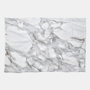 Toalla de cocina del patrón de piedra de mármol