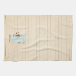 Toalla de cocina del patrón estatal de Illinois