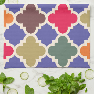 Toalla de cocina del patrón mosaico marroquí