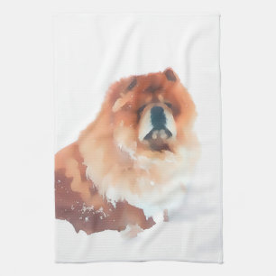 Toalla de cocina del perro chino del heARTdog de