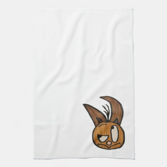 Toalla de cocina del perro de JMCDesign 16" x 24" (Vertical)
