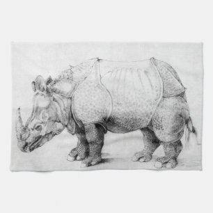Toalla de cocina del rinoceronte de Albrecht Durer