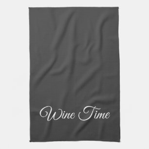 Toalla de cocina del tiempo del vino