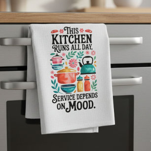 Toalla de Cocina Divertida con Frase para Platos 