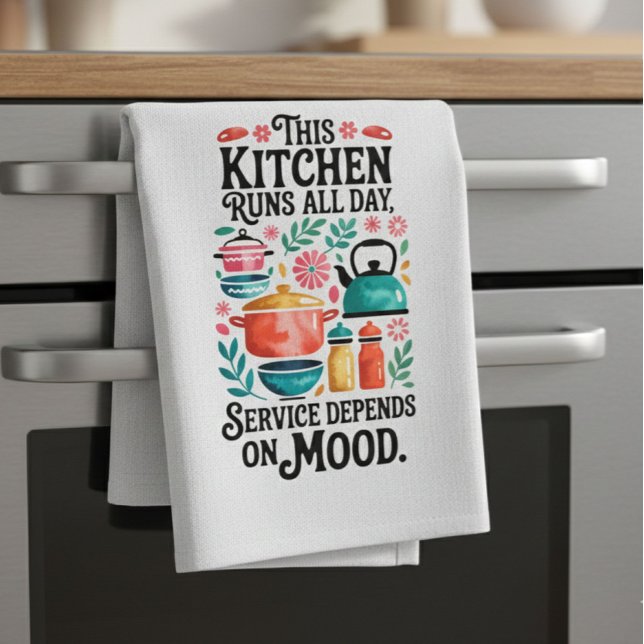 Toalla de Cocina Divertida con Frase para Platos  (Subido por el creador)