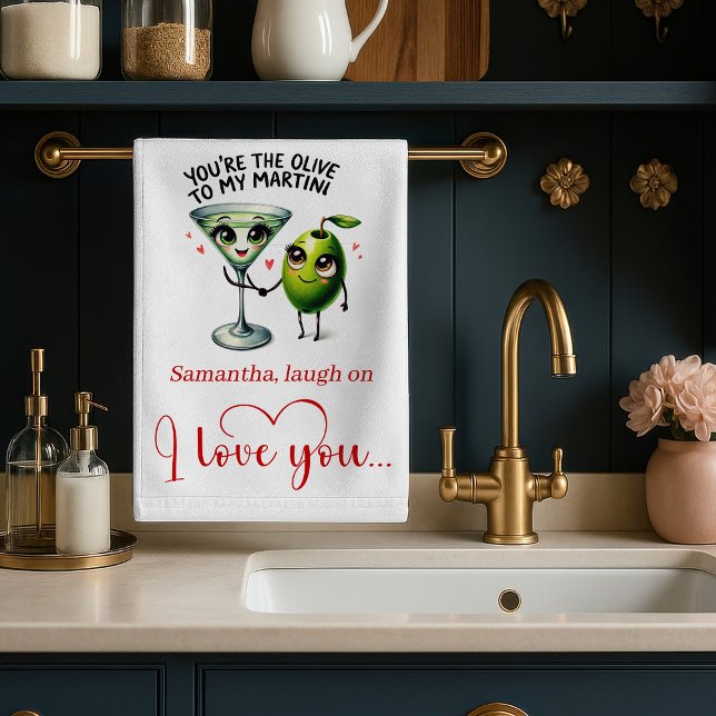 Toalla de cocina divertida con regalo de amor (Best Love Gift Funny Food Kitchen Towel)
