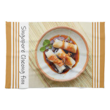 Toalla de cocina divertida para el Cheong de Singa