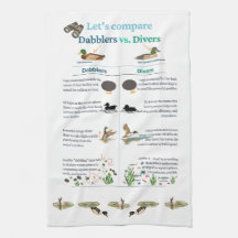 Toalla de cocina divertida y interesante de patos