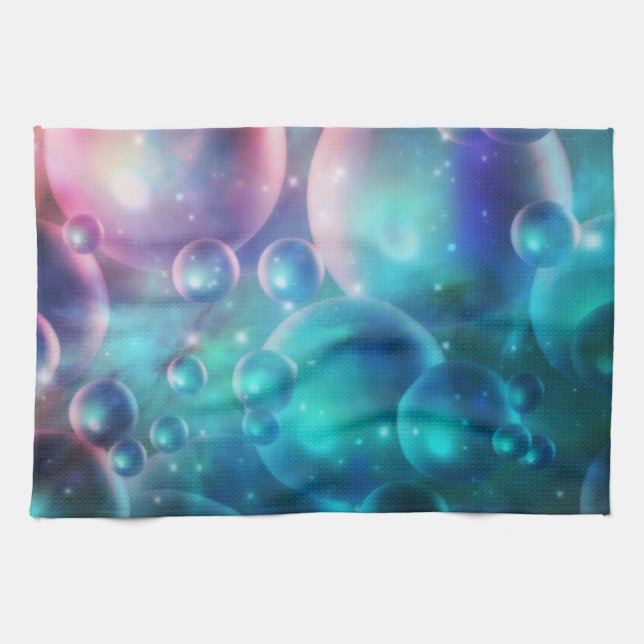 Toalla de cocina Down the Empyrean Stream (Horizontal)