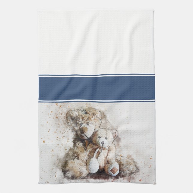 Toalla de cocina dulce de los osos de peluche de (Vertical)