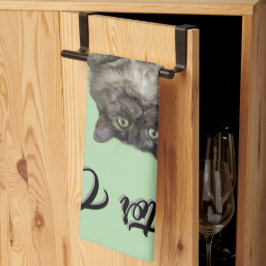 Toalla de cocina Editor Cat by RoseWrites