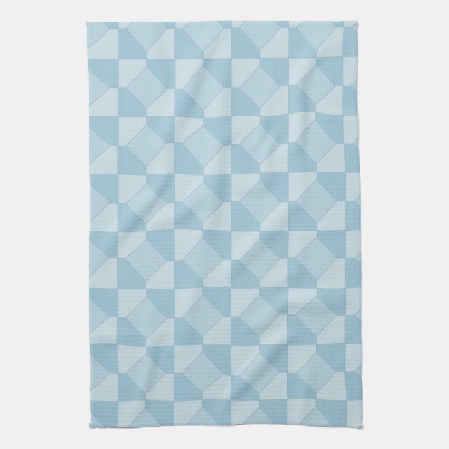 Toalla de cocina - ejes ópticos en azul (Vertical)