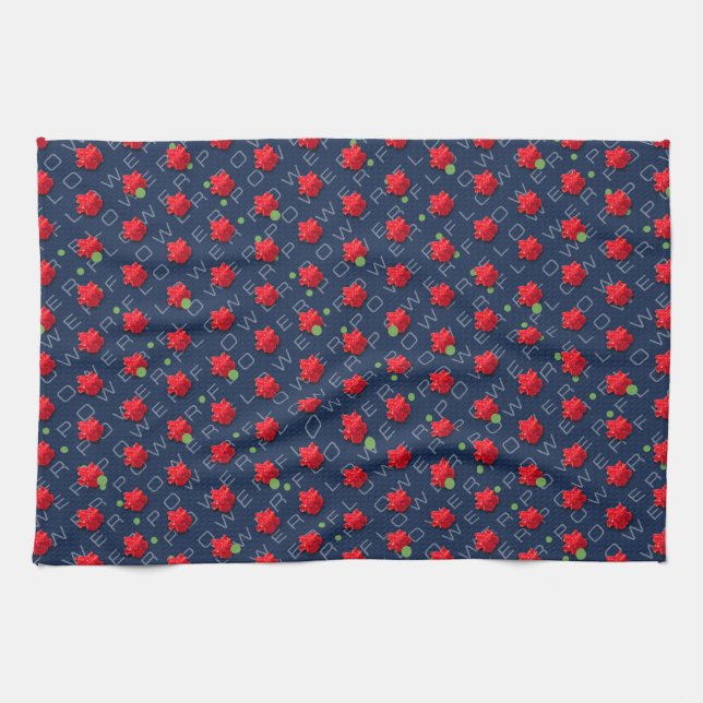 Toalla de cocina eléctrica para flores (Horizontal)