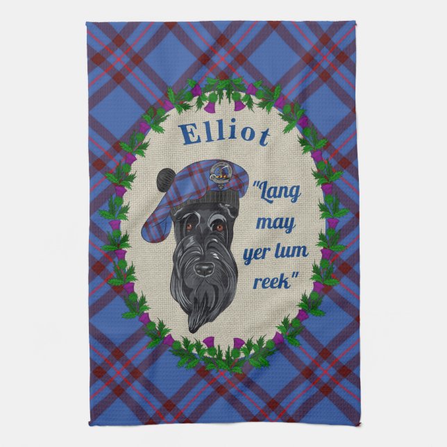 Toalla de cocina Elliot Scottie Dog (Vertical)