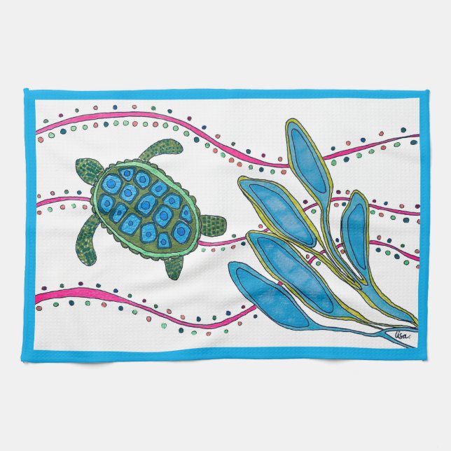 TOALLA DE COCINA "EN FLUJO" (Horizontal)