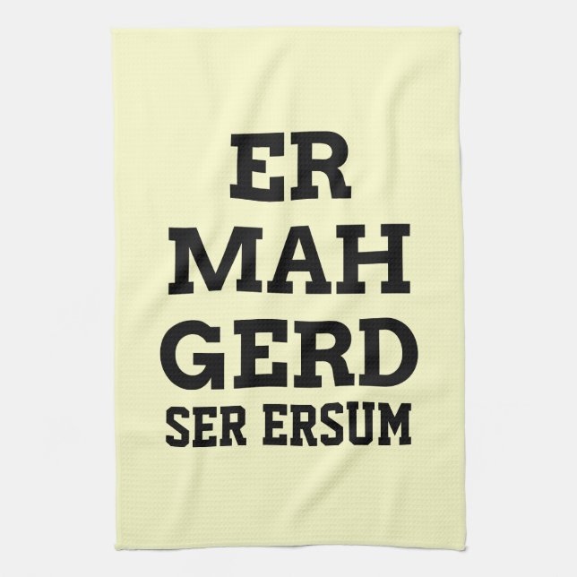 Toalla de cocina Ermahgerd (Vertical)