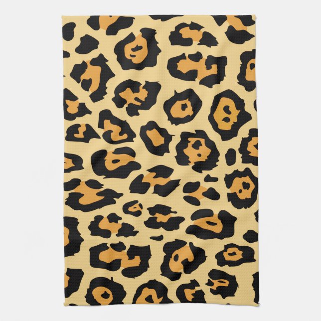 toalla de cocina estampada con jaguar (Vertical)