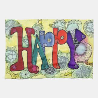 Toalla de cocina feliz