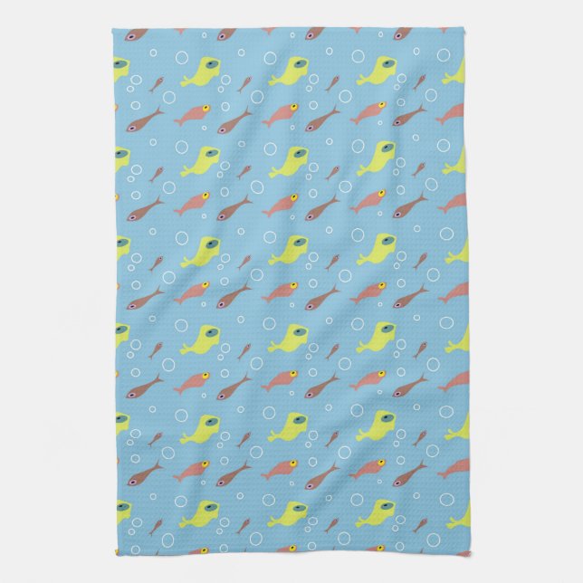 Toalla de cocina Fish American MoJo (Vertical)
