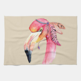 Toalla de cocina flamenco Boho Fiona