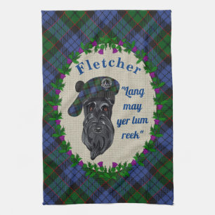 Toalla de cocina Fletcher Scottie Dog